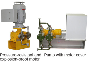 Pressure-resistant and explosion-proof motor Pump with motor cover